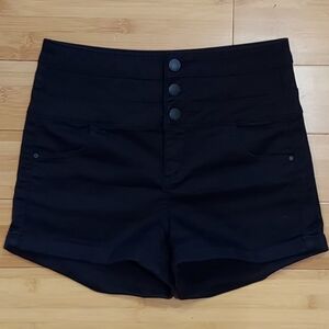 Tinseltown Black High Waisted Women's Shorts Size 3 Never Worn